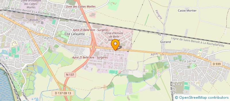 localisation de l'entreprise L'ATELIER DE VALERIE à AYTRE