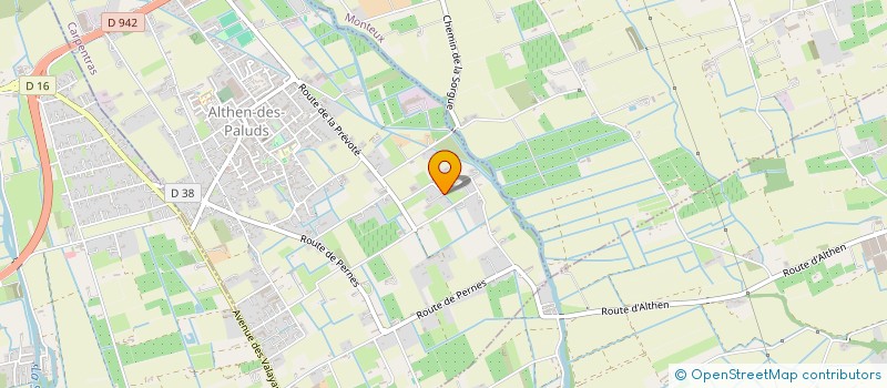 localisation de l'entreprise L'ATELIER DE WOUF  ALTHEN-DES-PALUDS