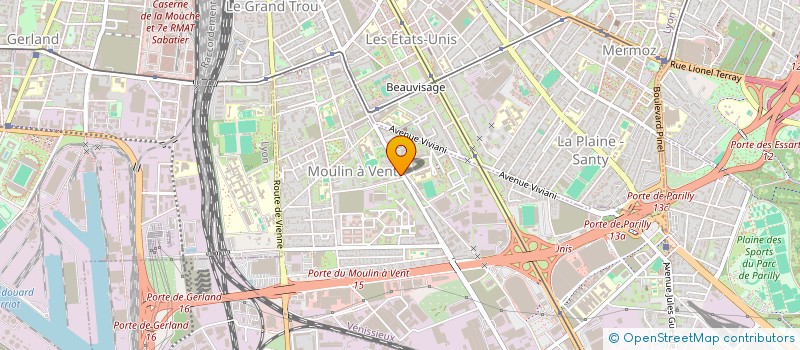 localisation de l'entreprise L'ATELIER DE XAVIER  VENISSIEUX