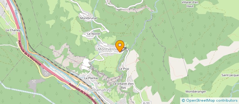 localisation de l'entreprise L'ATELIER DECO DE MONTVERNIER  MONTVERNIER