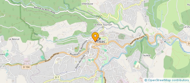 localisation de l'entreprise L'ATELIER DECO ET SENTEURS  PRIVAS