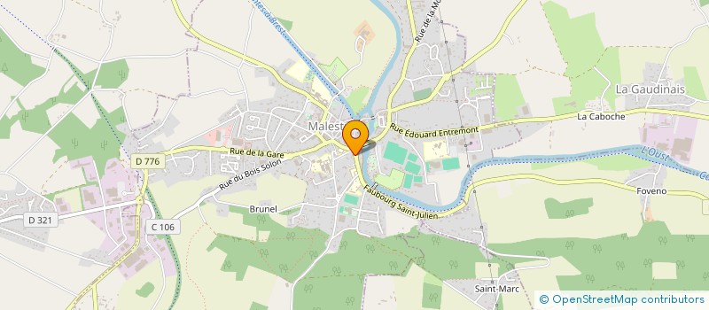 localisation de l'entreprise L'ATELIER DECOR  MALESTROIT