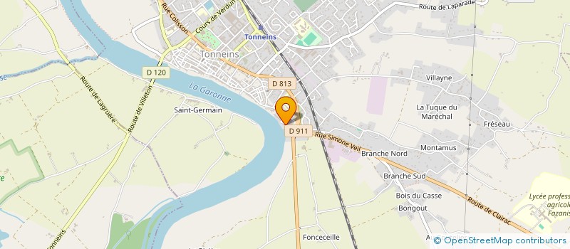 localisation de l'entreprise L'ATELIER DELL'ARTE  TONNEINS