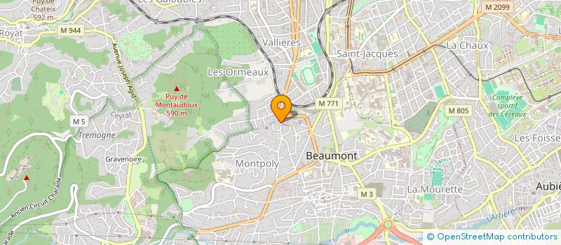 localisation de l'entreprise L'ATELIER DENTAIRE à CLERMONT-FERRAND
