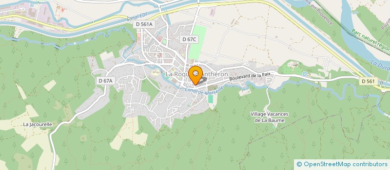 localisation de l'entreprise L'ATELIER DES 1001 VIES  LA ROQUE-D'ANTHERON