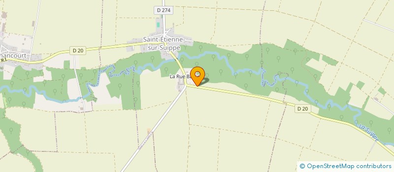 localisation de l'entreprise L'ATELIER DES 3 ETOILES  SAINT-ETIENNE-SUR-SUIPPE