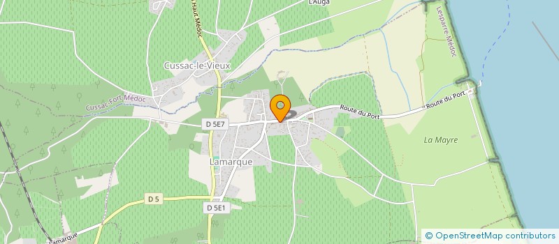 localisation de l'entreprise L'ATELIER DES 6 GOURMETS à LAMARQUE