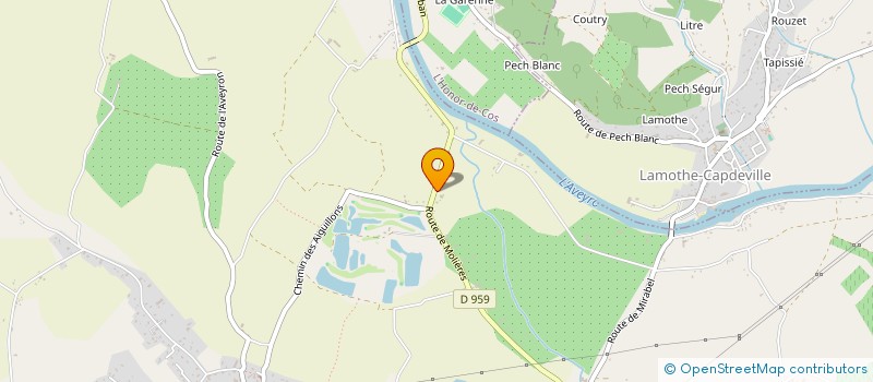 localisation de l'entreprise L'ATELIER DES AIGUILLONS  MONTAUBAN