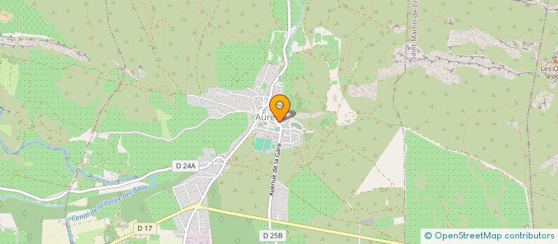 localisation de l'entreprise L'ATELIER DES ALPILLES  AUREILLE