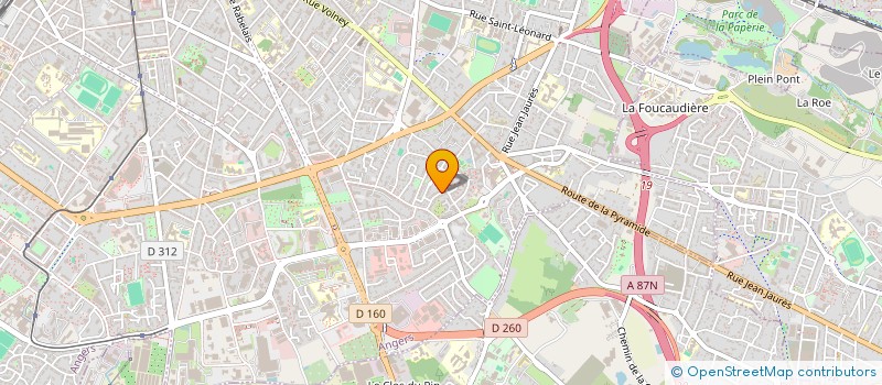 localisation de l'entreprise L'ATELIER DES AMENITES à ANGERS