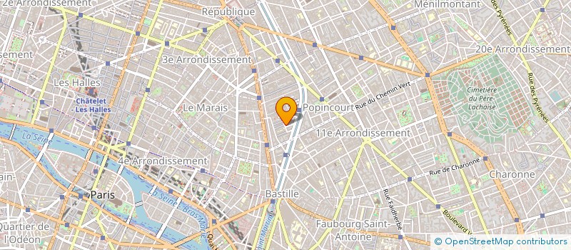 localisation de l'entreprise L'ATELIER DES ARCHIVES  PARIS