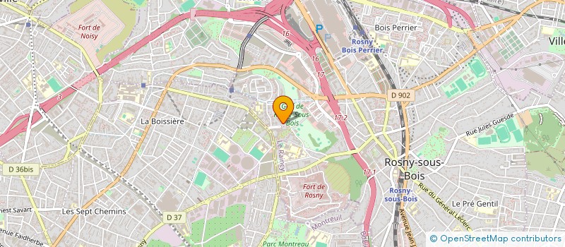 localisation de l'entreprise L'ATELIER DES ARTISANS à ROSNY-SOUS-BOIS