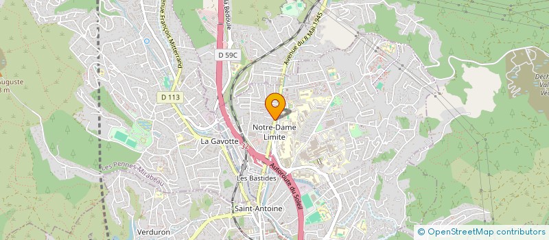 localisation de l'entreprise L'ATELIER DES ARTISTES à MARSEILLE