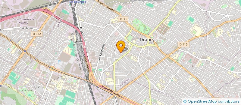 localisation de l'entreprise L'ATELIER DES ARTISTES  DRANCY