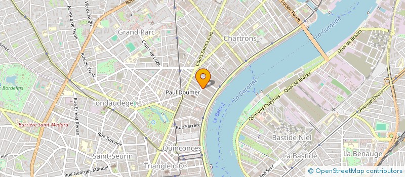 localisation de l'entreprise L'ATELIER DES ARTS  BORDEAUX