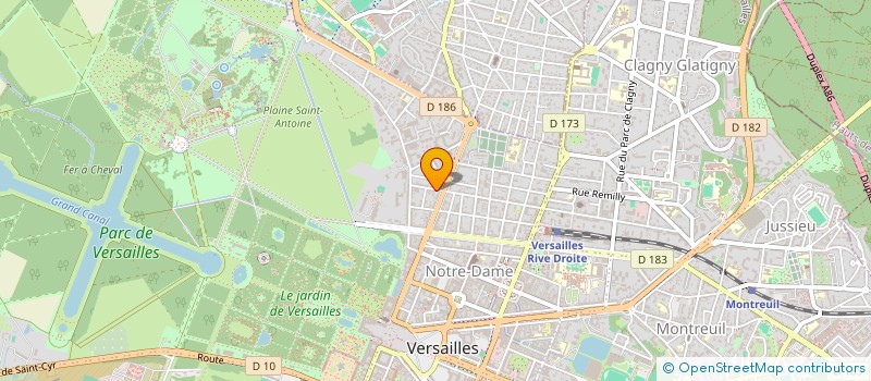 localisation de l'entreprise L'ATELIER DES ARTS à VERSAILLES