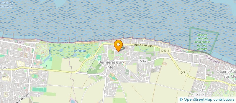 localisation de l'entreprise L'ATELIER DES ARTS DE BERNIERES-SUR-MER  BERNIERES-SUR-MER