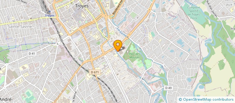 localisation de l'entreprise L'ATELIER DES BAS TREVOIS à TROYES