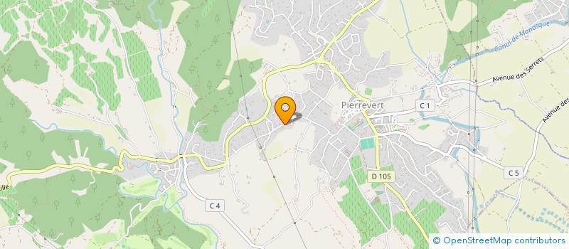 localisation de l'entreprise L'ATELIER DES BAUDS à PIERREVERT