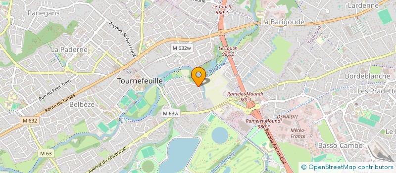 localisation de l'entreprise L'ATELIER DES BELLES CHOSES à TOURNEFEUILLE