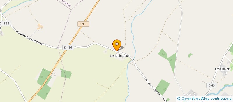 localisation de l'entreprise L'ATELIER DES BERGERIES  SAINTE-SOLANGE