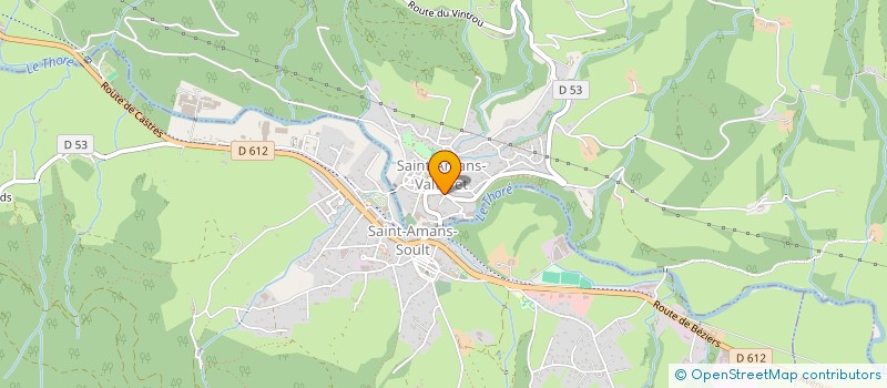 localisation de l'entreprise L'ATELIER DES BIJOUX  SAINT-AMANS-VALTORET