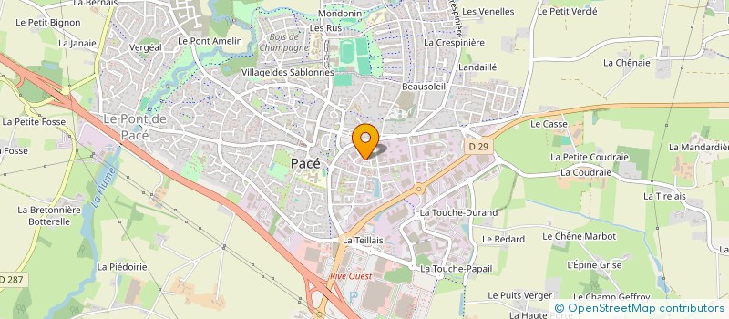 localisation de l'entreprise L'ATELIER DES BOITES à PACE