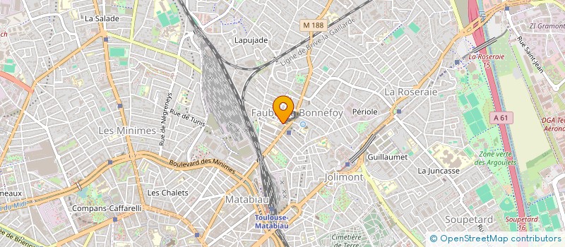 localisation de l'entreprise L' ATELIER DES BRICOLES à TOULOUSE