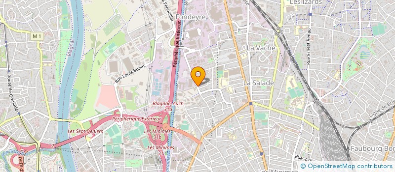 localisation de l'entreprise L'ATELIER DES BRICOLEURS à TOULOUSE