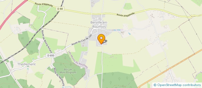 localisation de l'entreprise L'ATELIER DES C  LES MONTS DU ROUMOIS