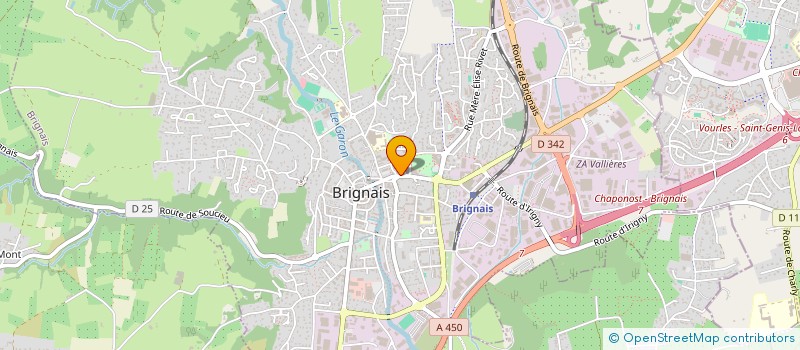 localisation de l'entreprise L'ATELIER DES CAFES à BRIGNAIS