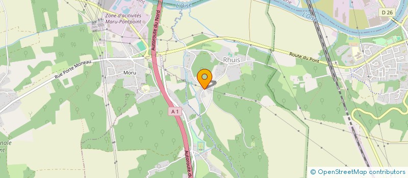 localisation de l'entreprise L'ATELIER DES CARROSSERIES  ROBERVAL