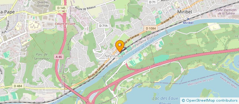 localisation de l'entreprise L'ATELIER DES CARROSSIERS à NEYRON