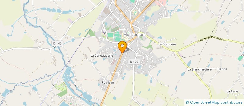 localisation de l'entreprise L'ATELIER DES CHAMPS  MONCOUTANT-SUR-SEVRE