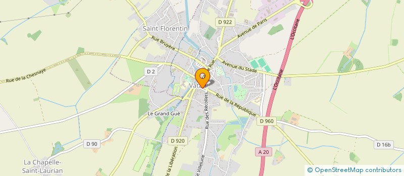 localisation de l'entreprise L ATELIER DES CHAMPS D AMOUR à LA CHAPELLE-SAINT-LAURIAN
