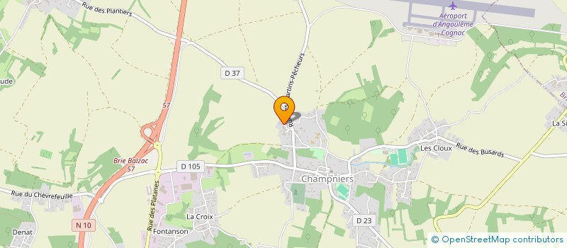 localisation de l'entreprise L'ATELIER DES CHAUVAUDS  CHAMPNIERS