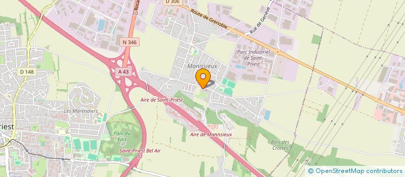 localisation de l'entreprise L ATELIER DES CHEFS  SAINT-PRIEST