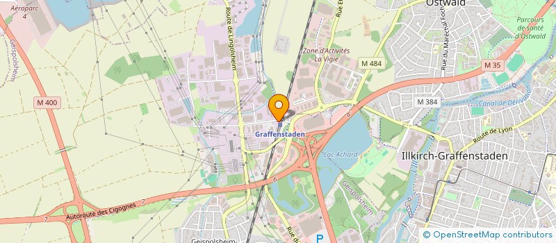 localisation de l'entreprise L'ATELIER DES CHEFS  GEISPOLSHEIM