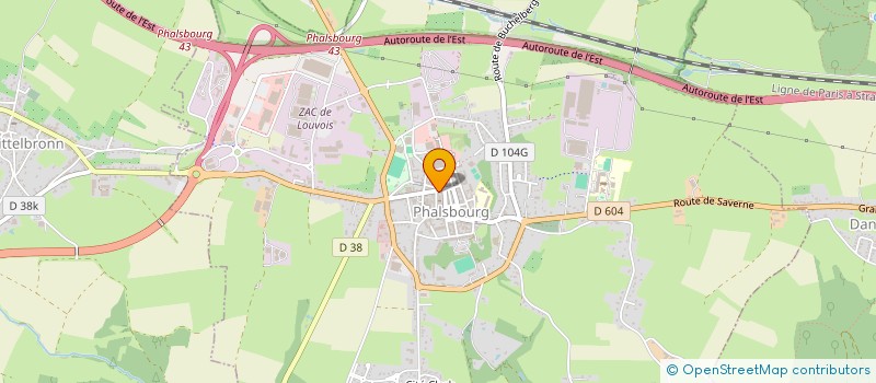 localisation de l'entreprise L'ATELIER DES COMPETENCES AT HOME à PHALSBOURG