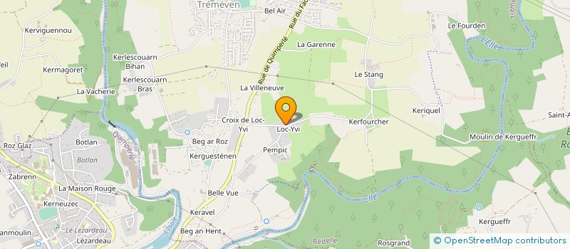 localisation de l'entreprise L'ATELIER DES COPEAUX à TREMEVEN
