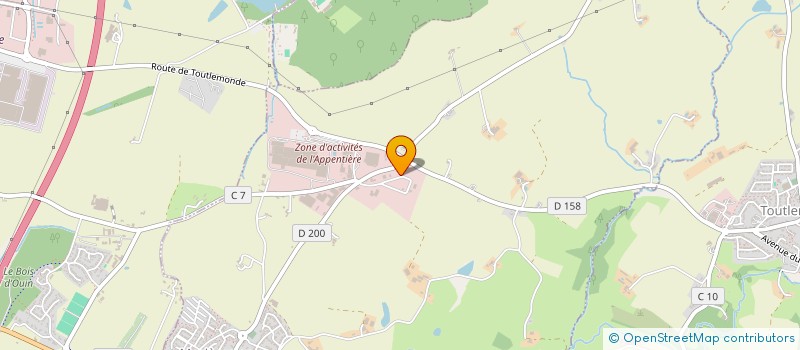 localisation de l'entreprise L'ATELIER DES COPEAUX  MAZIERES-EN-MAUGES