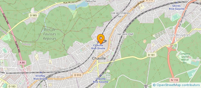 localisation de l'entreprise L'ATELIER DES COTEAUX à CHAVILLE