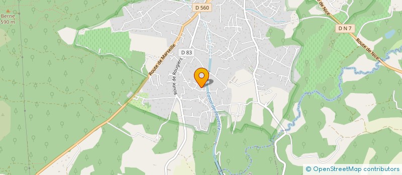 localisation de l'entreprise L'ATELIER DES COULEURS à SAINT-MAXIMIN-LA-SAINTE-BAUME