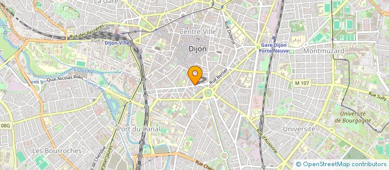 localisation de l'entreprise L'ATELIER DES COULEURS à DIJON