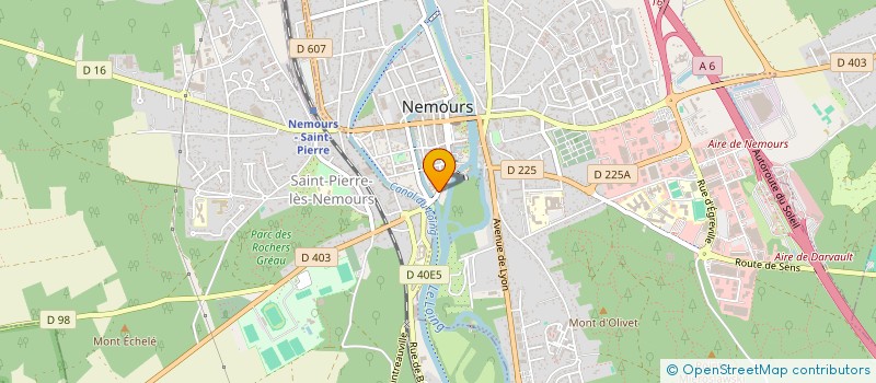 localisation de l'entreprise L'ATELIER DES COUTURIERES  NEMOURS