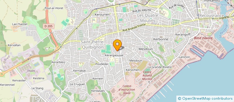 localisation de l'entreprise L'ATELIER DES CREATEURS à BREST