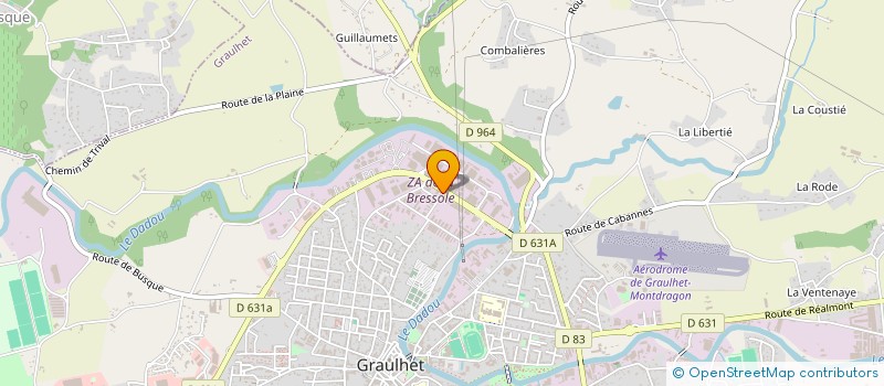 localisation de l'entreprise L'ATELIER DES CREATEURS à GRAULHET