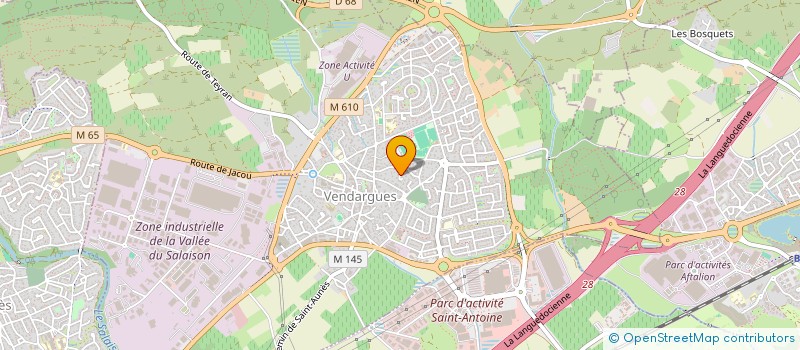 localisation de l'entreprise L'ATELIER DES CREATEURS EN HERBE DE VENDARGUES à VENDARGUES