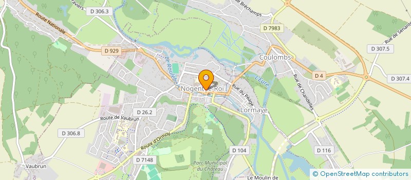 localisation de l'entreprise L'ATELIER DES CYCLISTES à NOGENT-LE-ROI