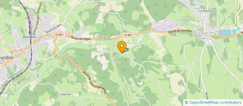 localisation de l'entreprise L'ATELIER DES DEL'ICES  LE VIGAN